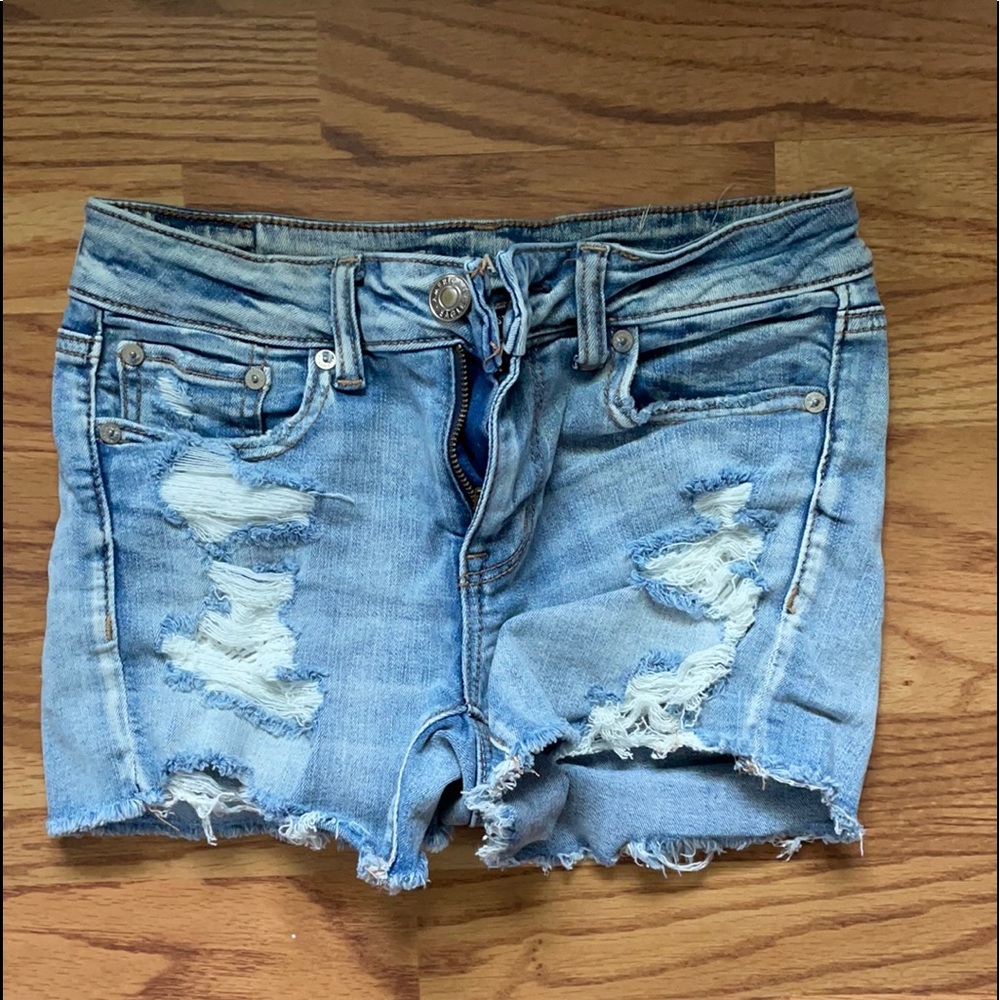 American Eagle next level stretch jean shorts